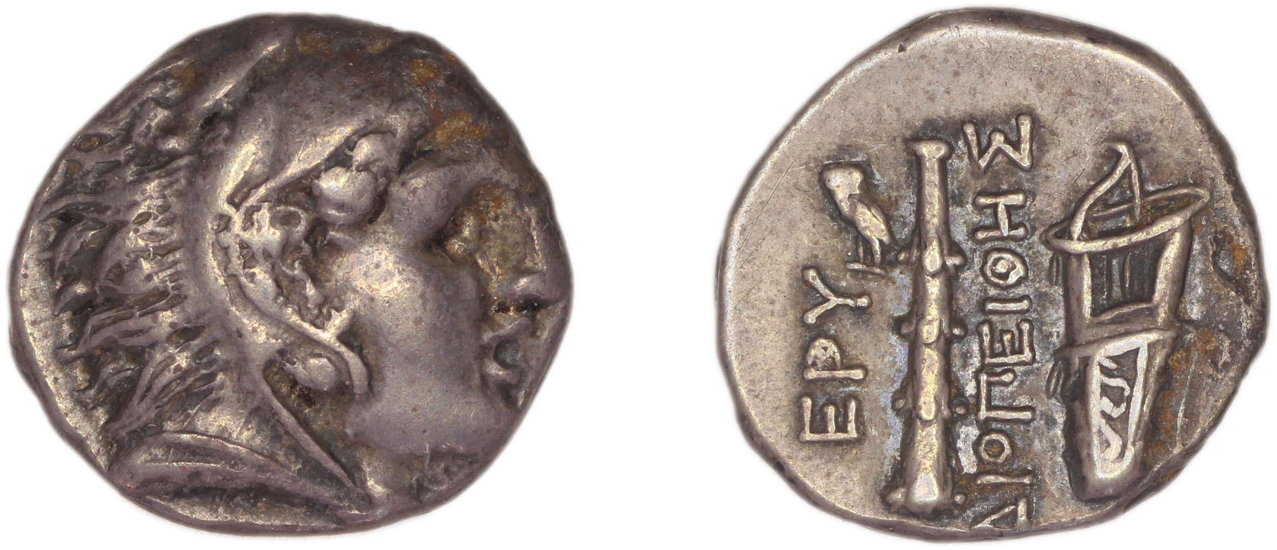 Erythrae Kinns 1980 Period III, AR I, аверс, bm