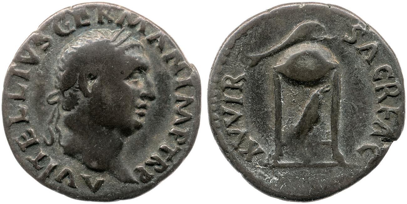 RIC I (second edition) Vitellius 86, аверс, bm