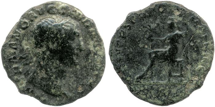 RIC II Trajan 116, reverse, bm