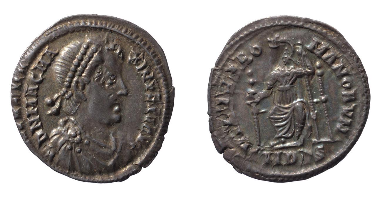 RIC IX Mediolanum 19A, аверс, bm