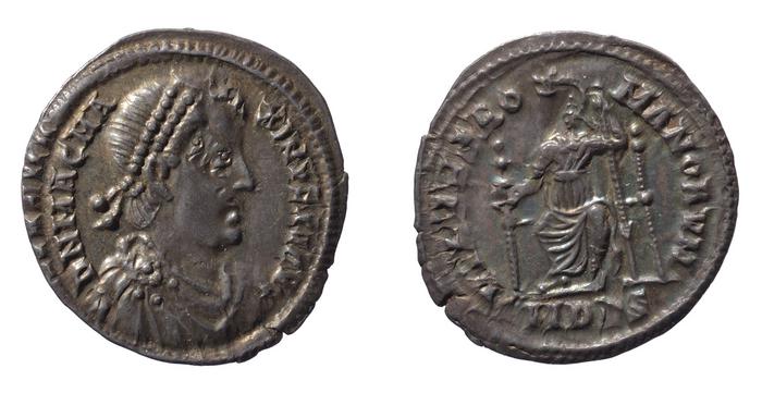 RIC IX Mediolanum 19A, реверс, bm
