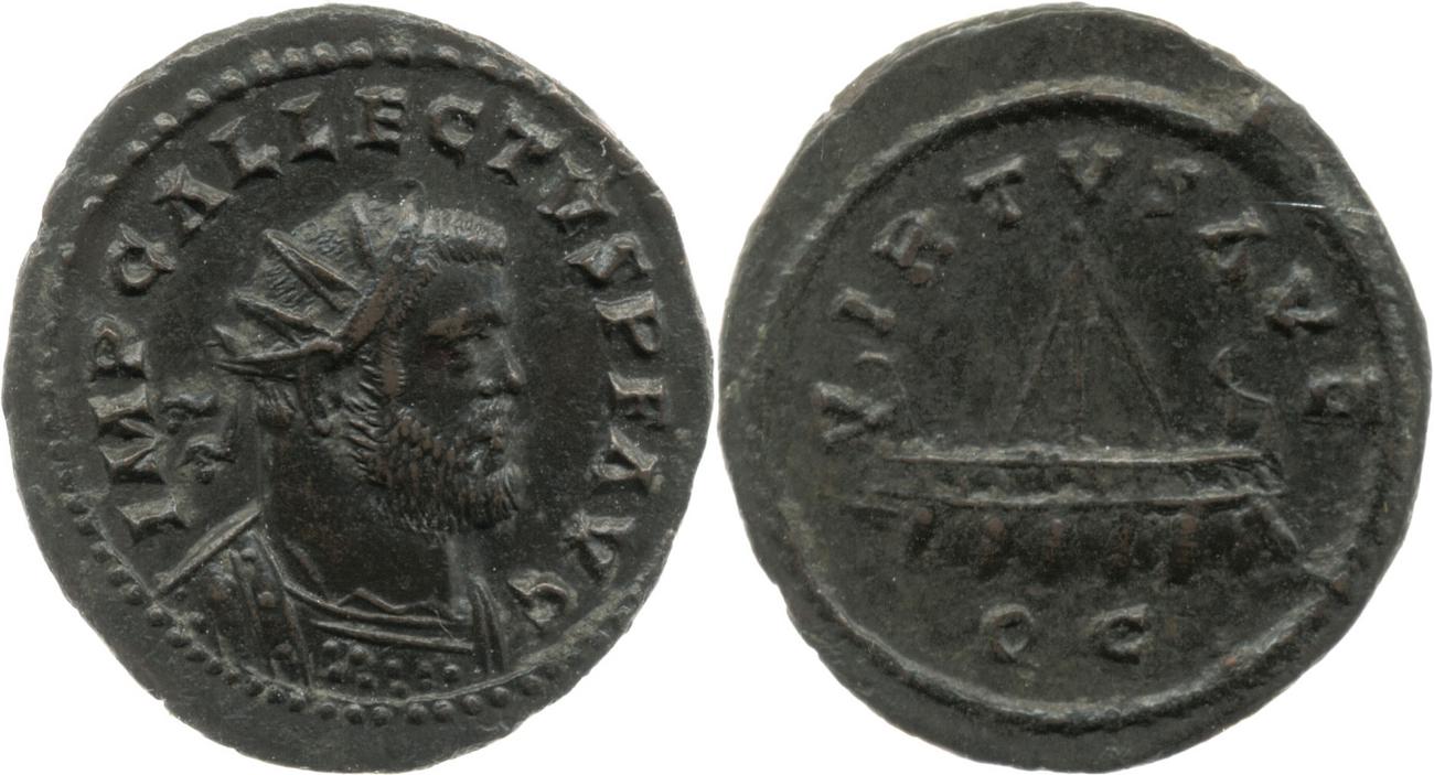 RIC V Allectus 128, аверс, bm