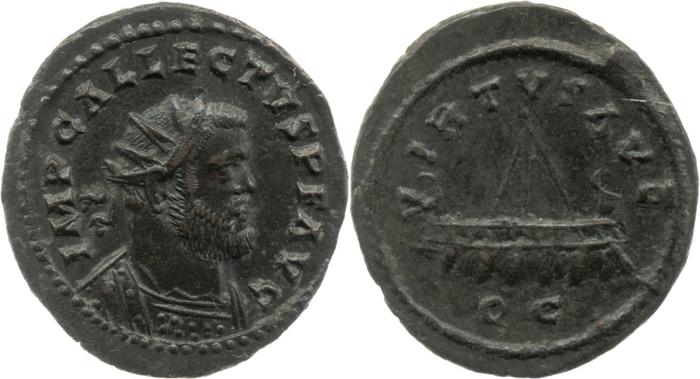 RIC V Allectus 128, реверс, bm