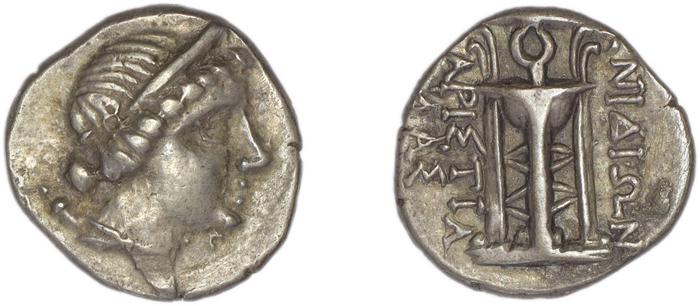 Cnidus Nordbø 1972 Series 10, реверс, bm