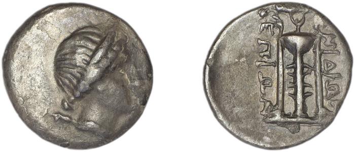 Cnidus Nordbø 1972 Series 10, реверс, bm