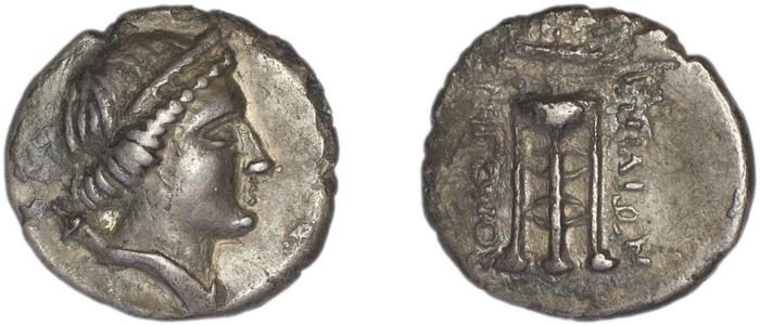 Cnidus Nordbø 1972 Series 10, реверс, bm