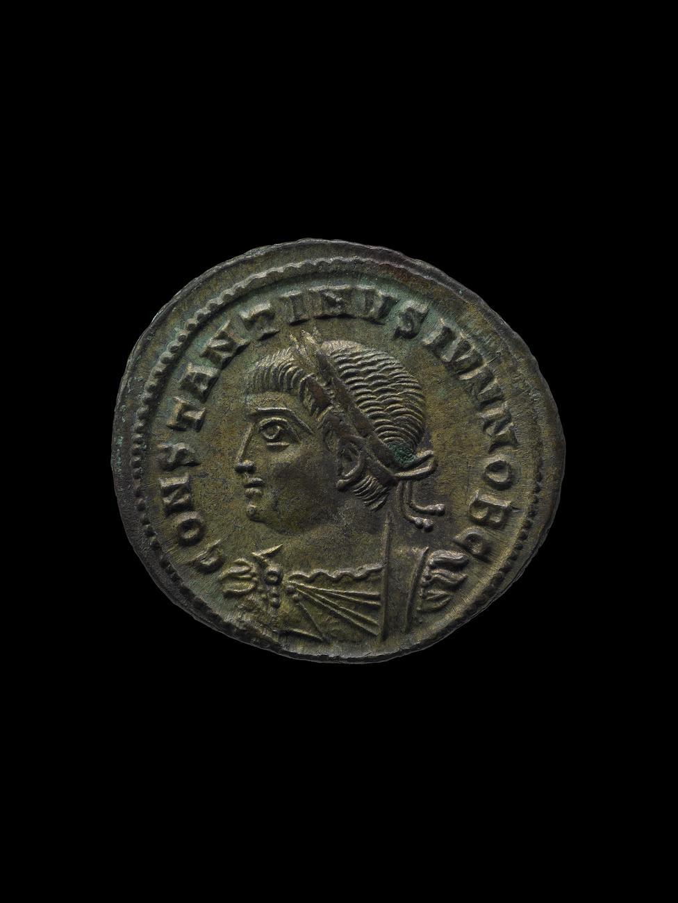 RIC VII Alexandria 46, аверс, bm