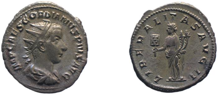 реверс RIC IV Gordian III 53