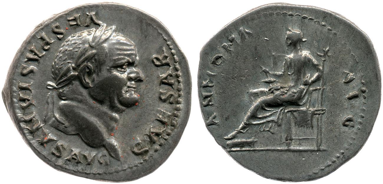 аверс RIC II, Part 1 (second edition) Vespasian 964