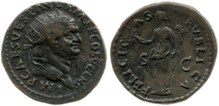 реверс RIC II, Part 1 (second edition) Vespasian 715