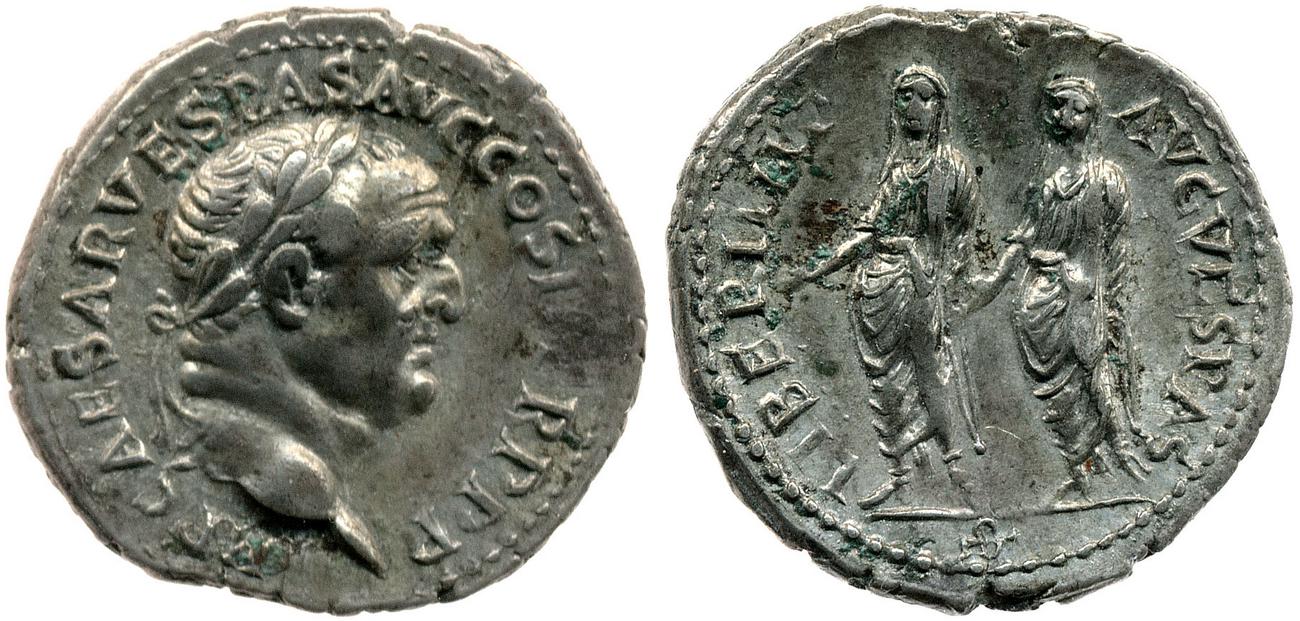 RIC II, Part 1 (second edition) Vespasian 1411, аверс, bm