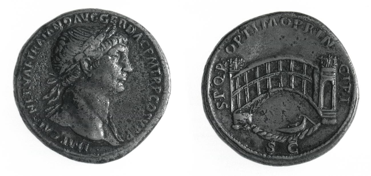 RIC II Trajan 569, аверс, bm