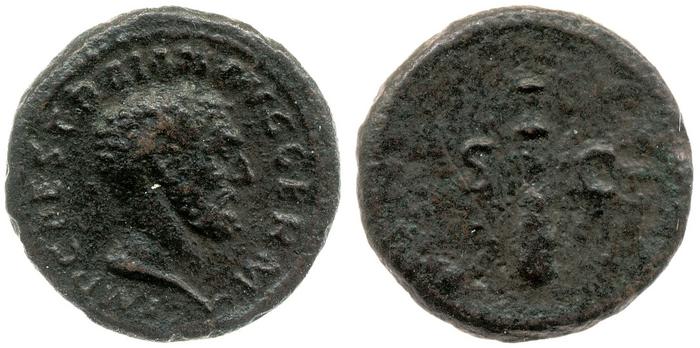 RIC II Trajan 699, реверс, bm