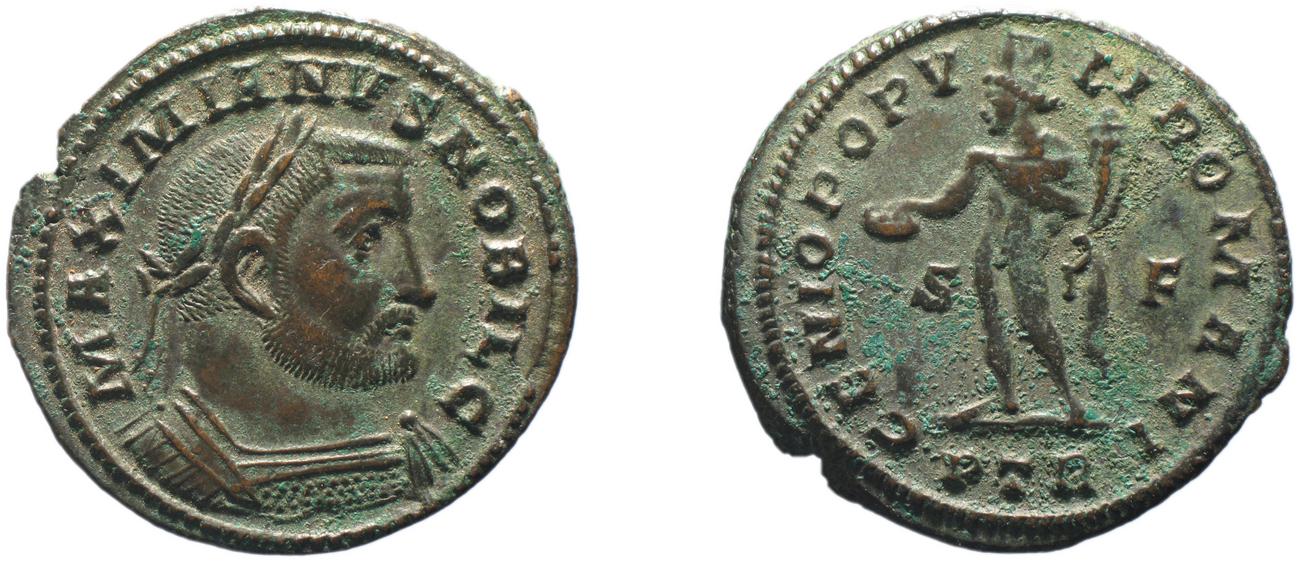 RIC VI Treveri 594b, аверс, bm