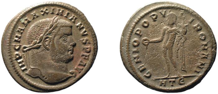 RIC VI Heraclea 19b, реверс, bm