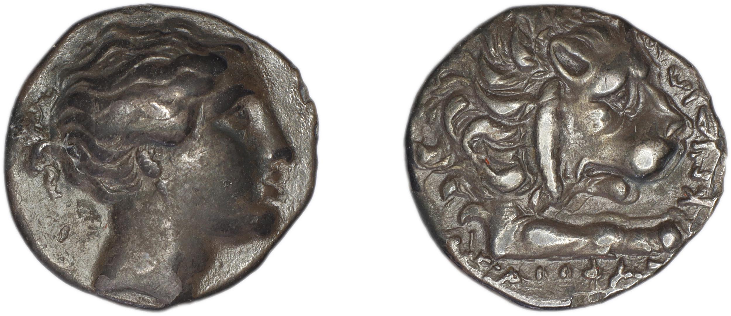 Cnidus Ashton 1999 Drachms, аверс, bm