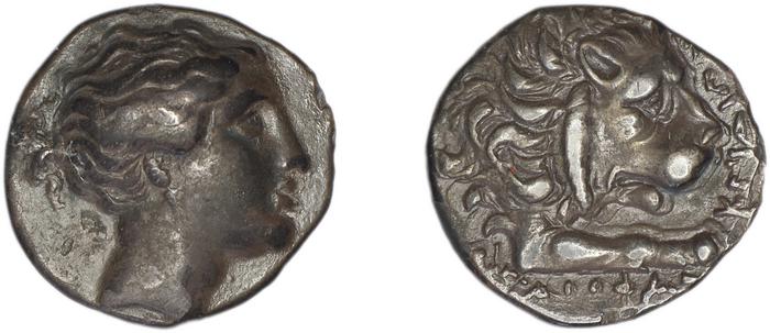 Cnidus Ashton 1999 Drachms, реверс, bm