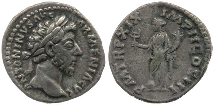 реверс RIC III Marcus Aurelius 132