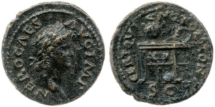 RIC I (second edition) Nero 241, реверс, bm