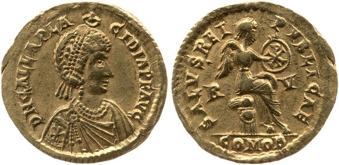 RIC X Honorius 1333, реверс, bm