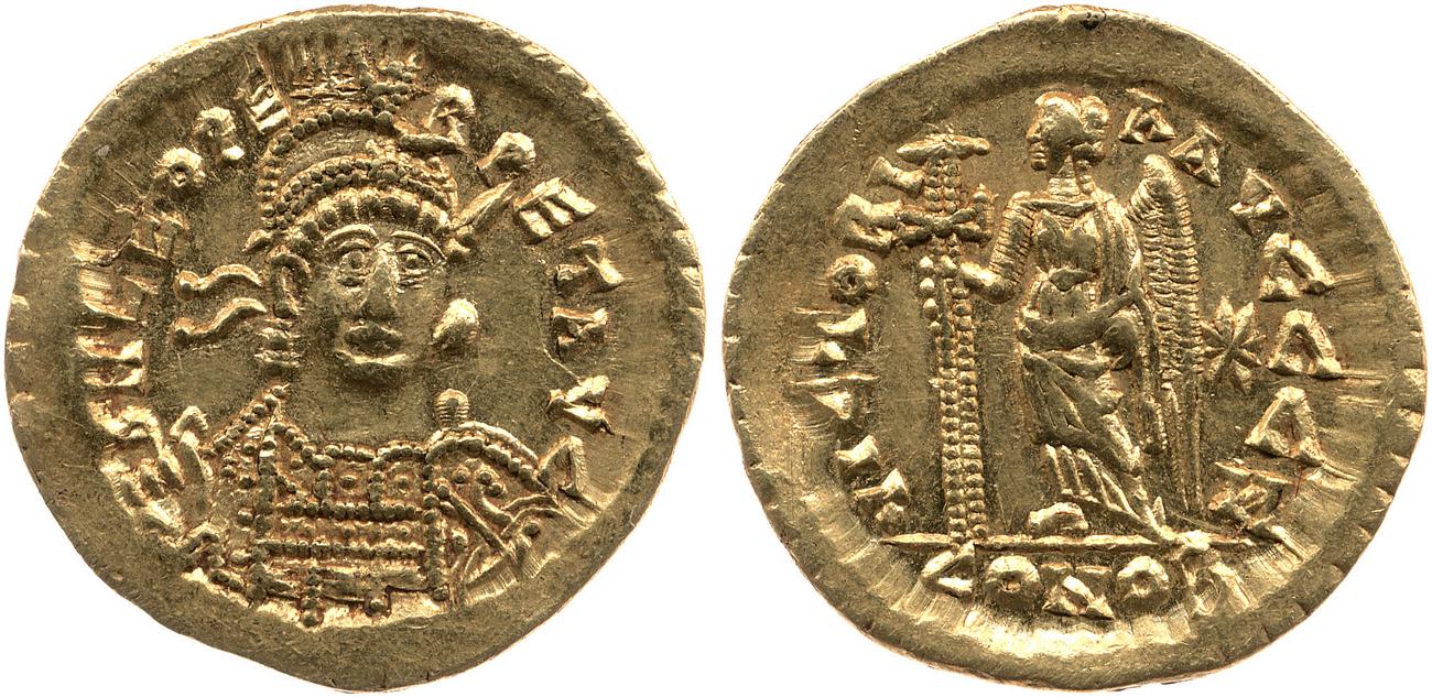 RIC X Leo I (East) 605, аверс, bm