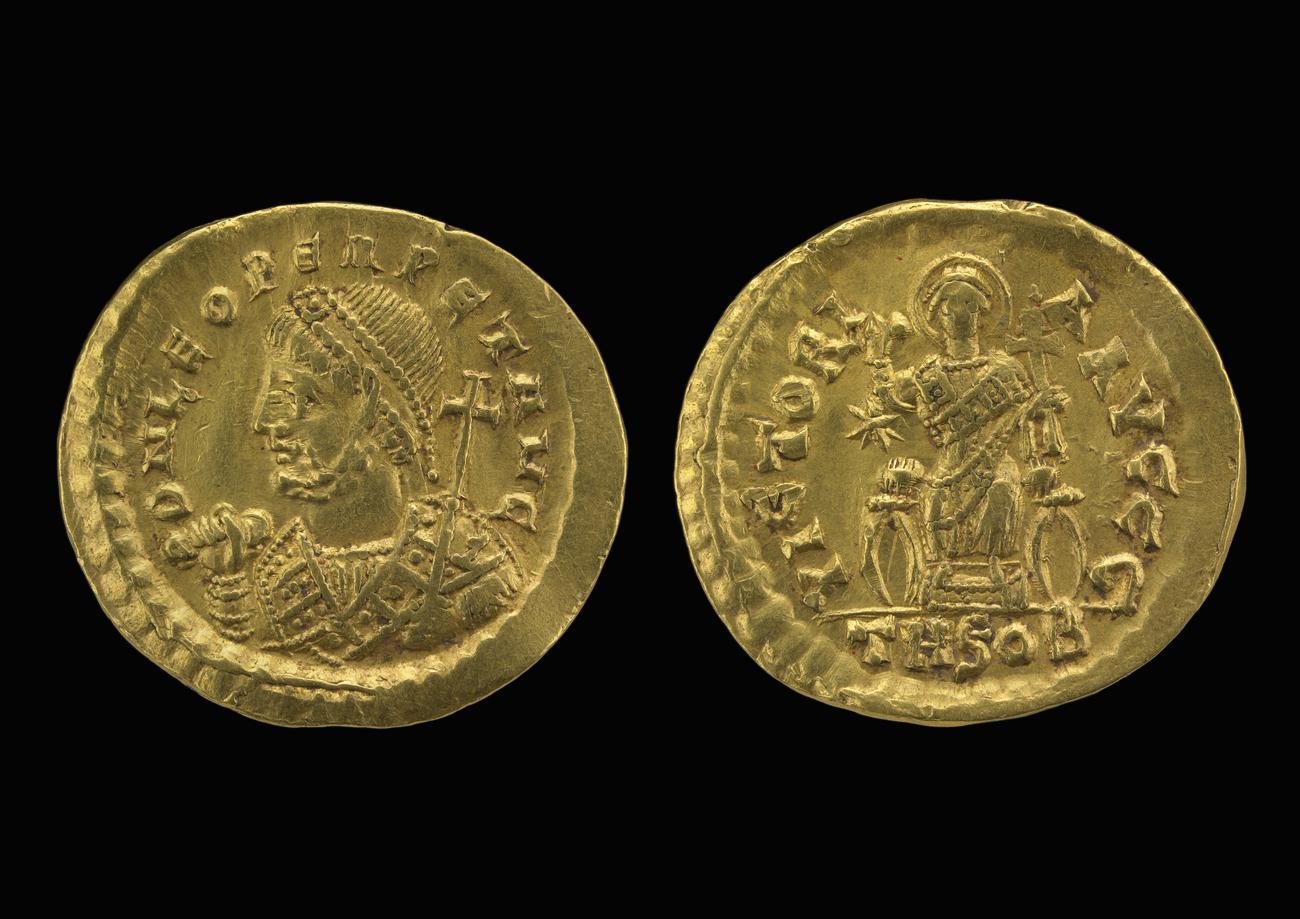 RIC X Leo I (East) 621, аверс, bm
