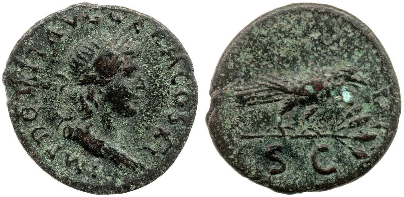 аверс RIC II, Part 1 (second edition) Domitian 313
