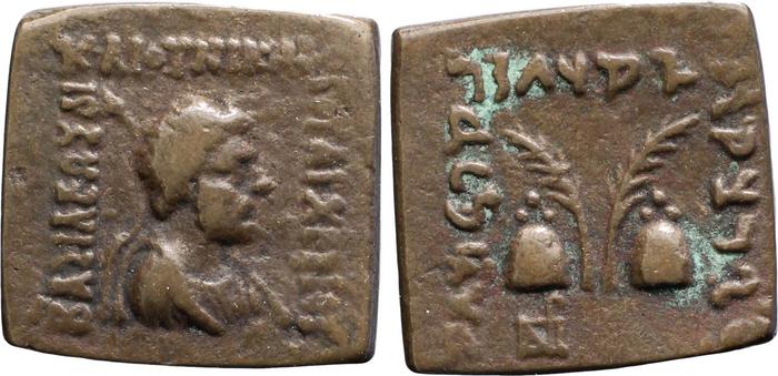 аверс Bactrian and Indo-Greek Coinage Archebius 18.2