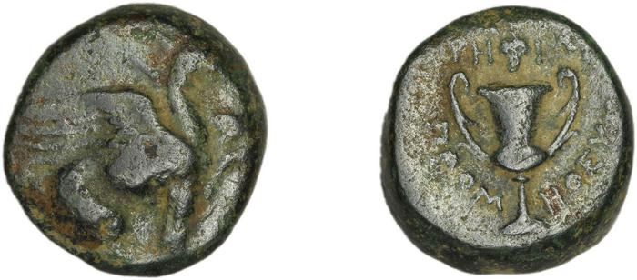 Teos Kinns 1980 Period I.2, AE 6, реверс, bm