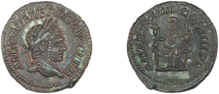 реверс RIC IV Caracalla 266