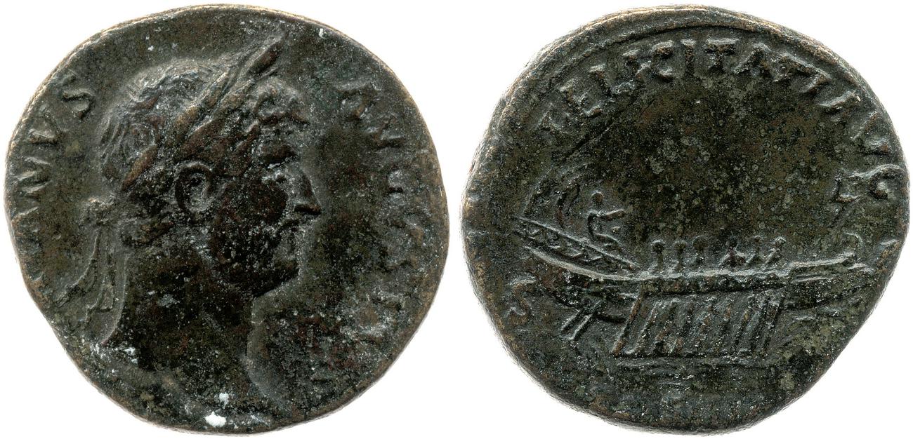 аверс RIC II, Part 3 (second edition) Hadrian 1322