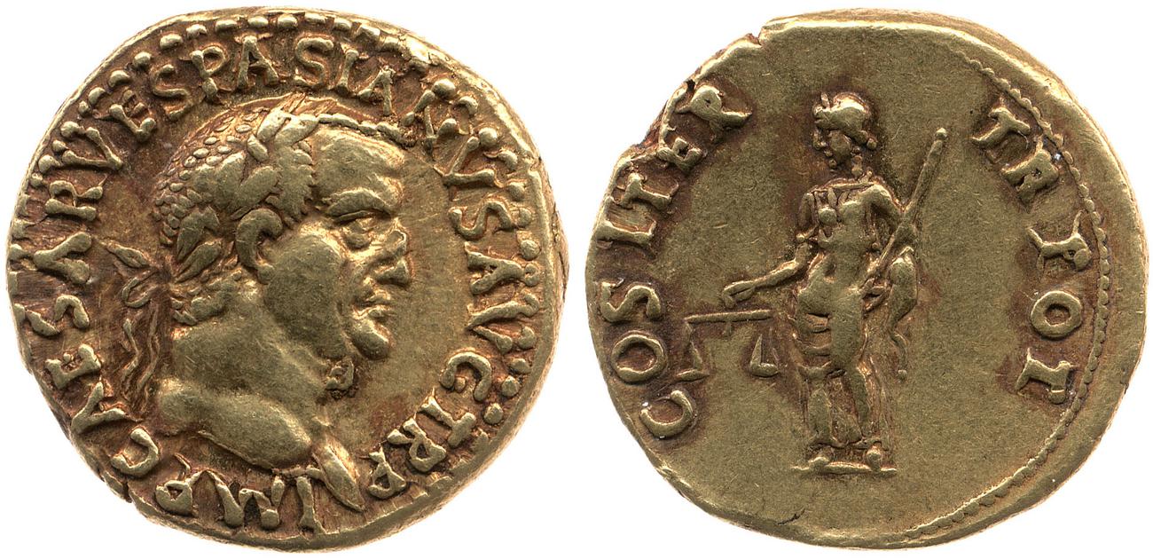RIC II, Part 1 (second edition) Vespasian 1106, аверс, bm