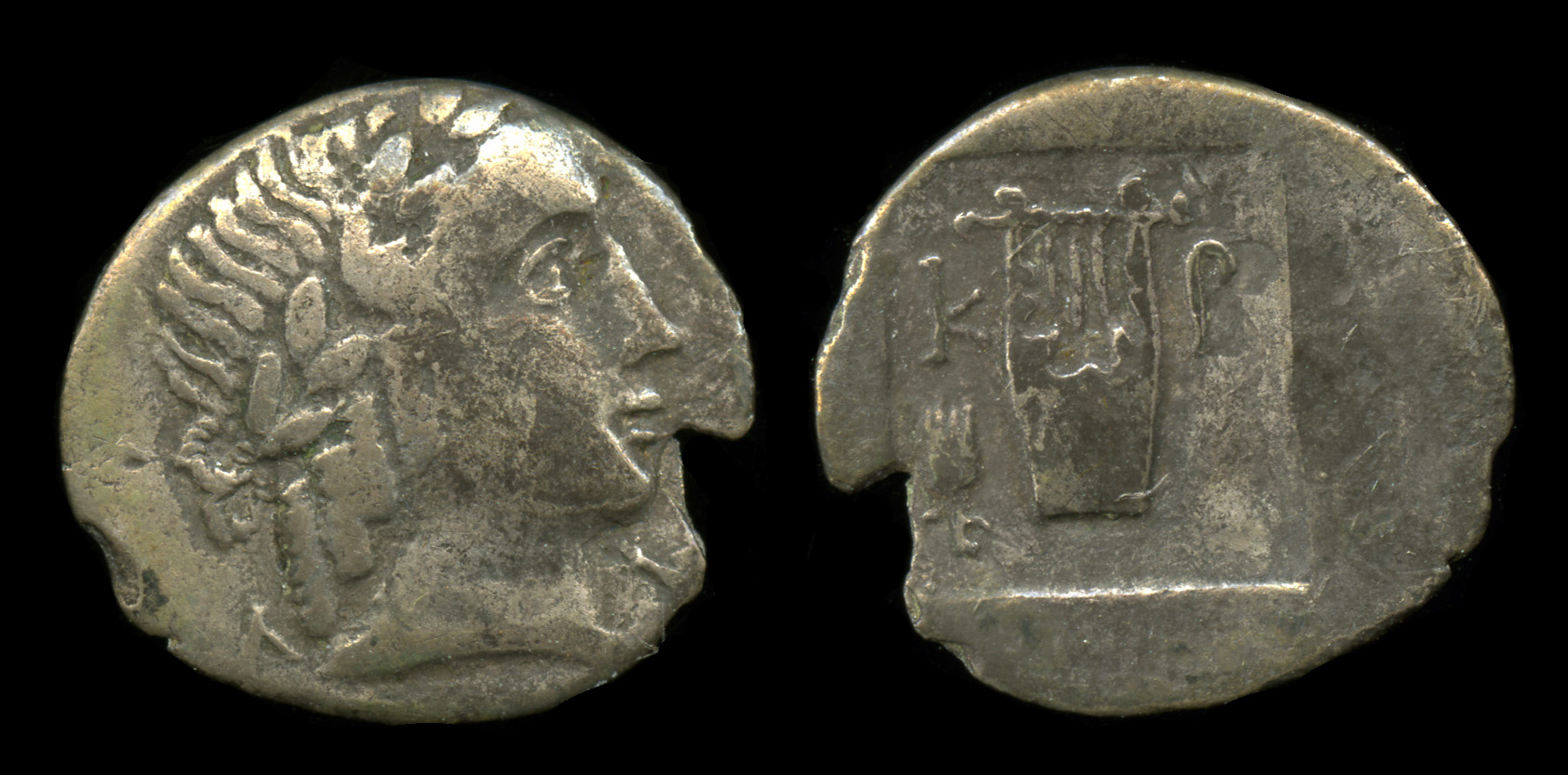 Lycian League Cragus Troxell 1982 4.106, аверс, bm