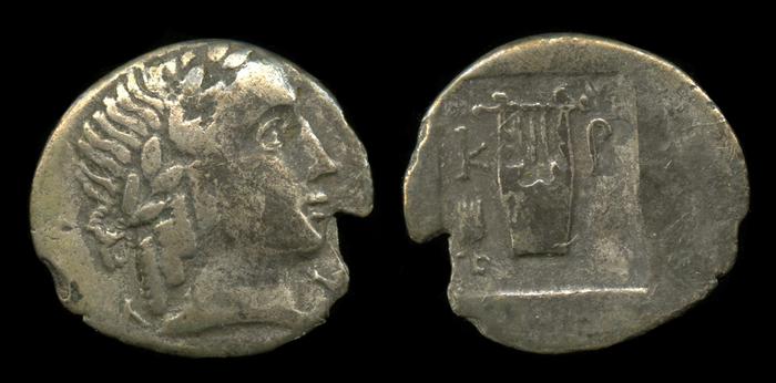 Lycian League Cragus Troxell 1982 4.106, реверс, bm