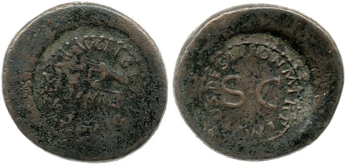RIC I (second edition) Claudius 85, реверс, bm