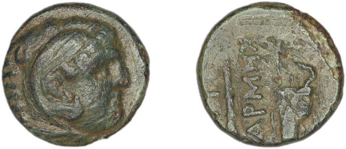 Erythrae Kinns 1980 Period III.1, AE 7, реверс, bm