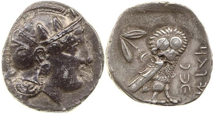 Sabaces Egypt van Alfen 2002 V "Sabakes", Athenian imitations, реверс, bm