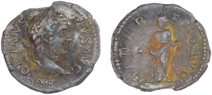 RIC IV Caracalla 161, реверс, bm