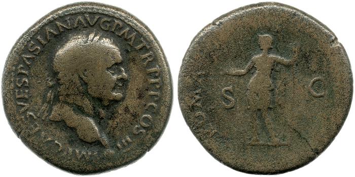 реверс RIC II, Part 1 (second edition) Vespasian 1136