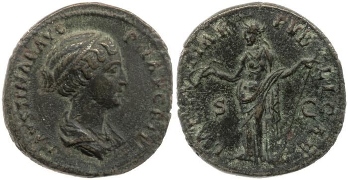 RIC III Antoninus Pius 1401b, реверс, bm