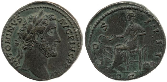 реверс RIC III Antoninus Pius 763