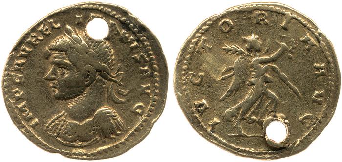 реверс RIC V Aurelian 377