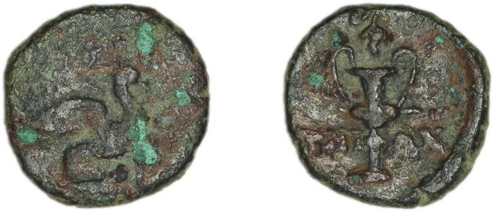 Teos Kinns 1980 Period I.2, AE 6, реверс, bm
