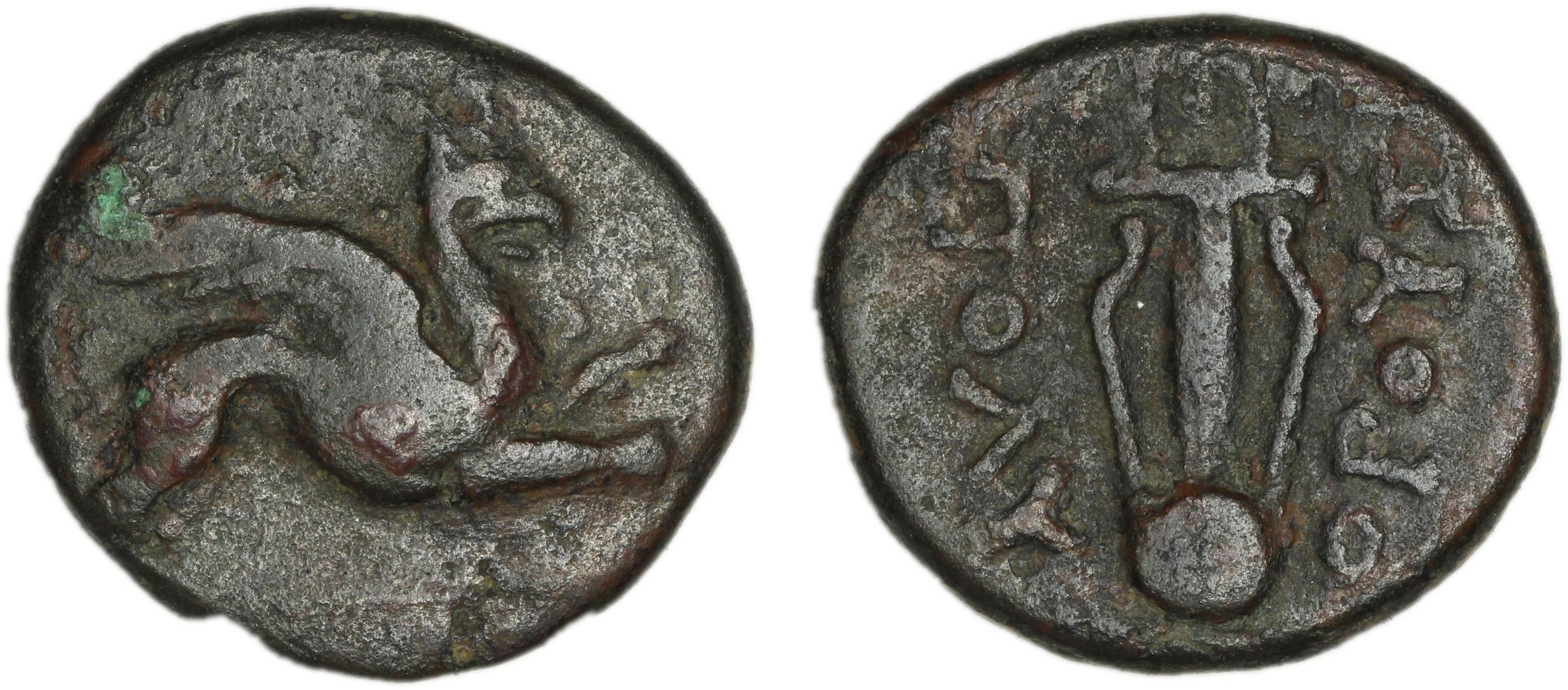 Teos Kinns 1980 Period II, AE 10, аверс, bm