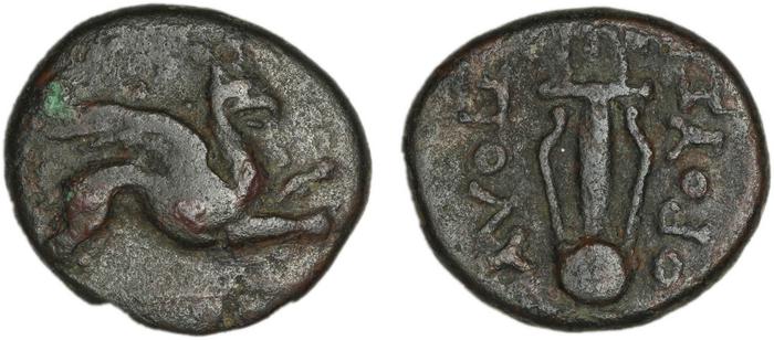 Teos Kinns 1980 Period II, AE 10, реверс, bm