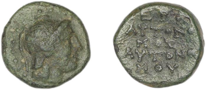 Erythrae Kinns 1980 Period IV, AE 17, реверс, bm