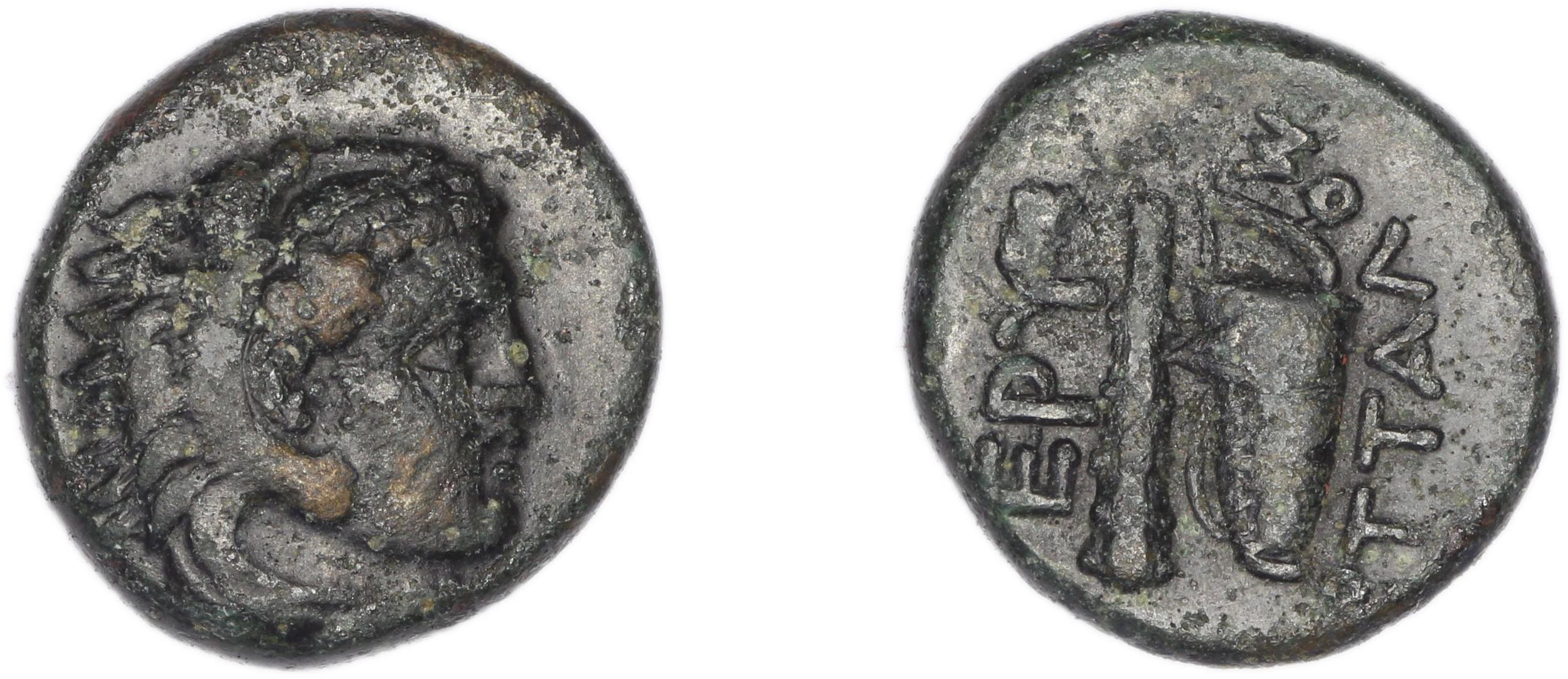 Erythrae Kinns 1980 Period II.1, AE 5, аверс, bm