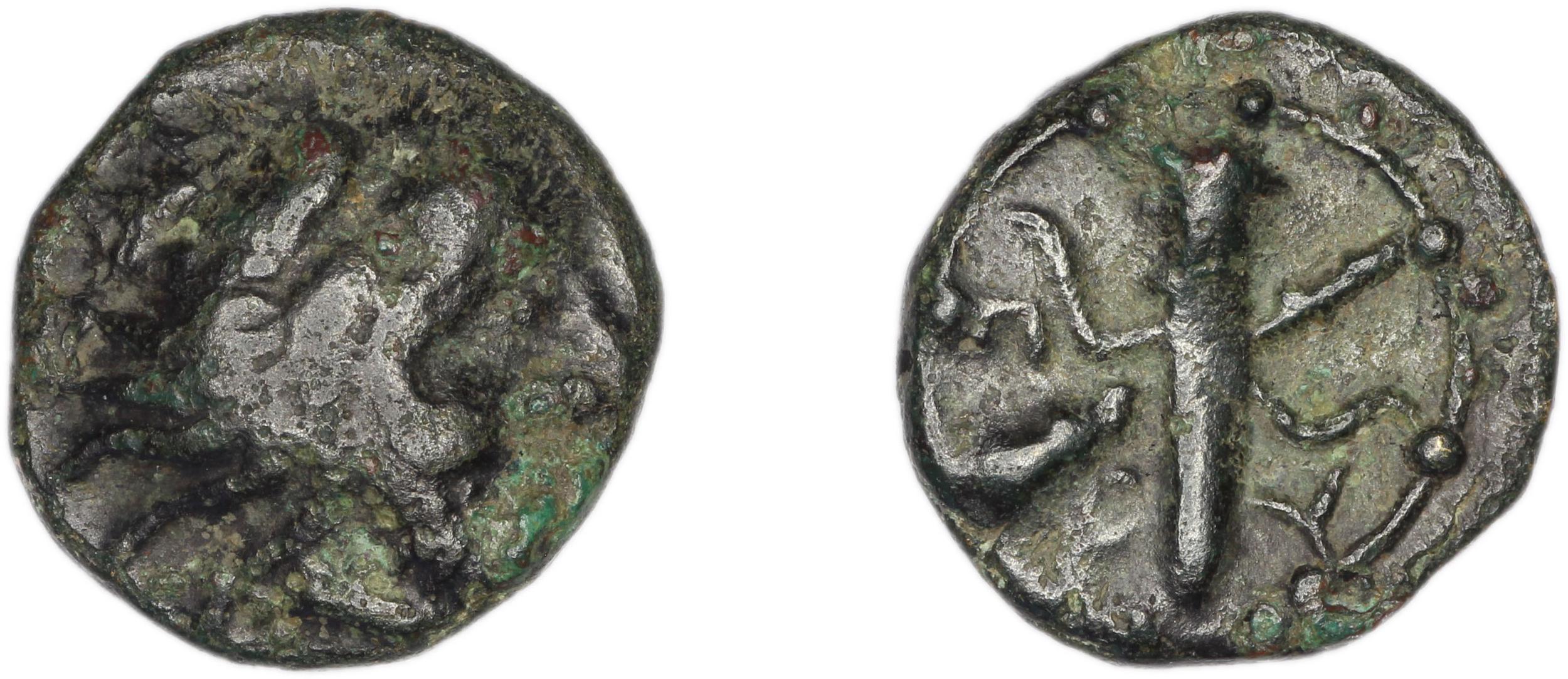 Erythrae Kinns 1980 Period I, AE 3, аверс, bm