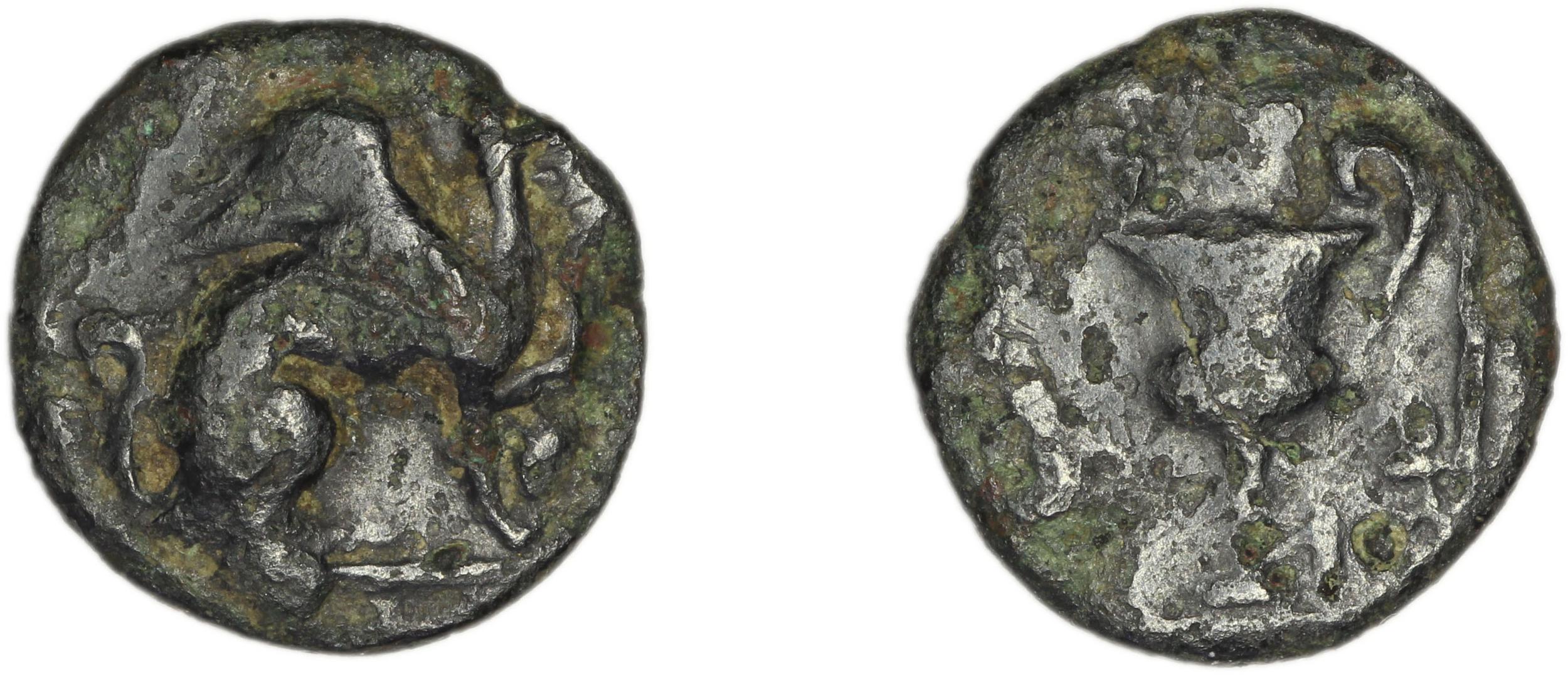 Teos Kinns 1980 Period I.1, AE 1, аверс, bm