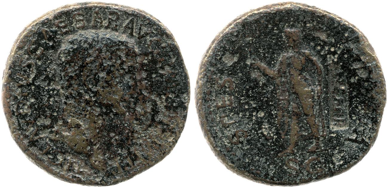 RIC I (second edition) Claudius 115, аверс, bm